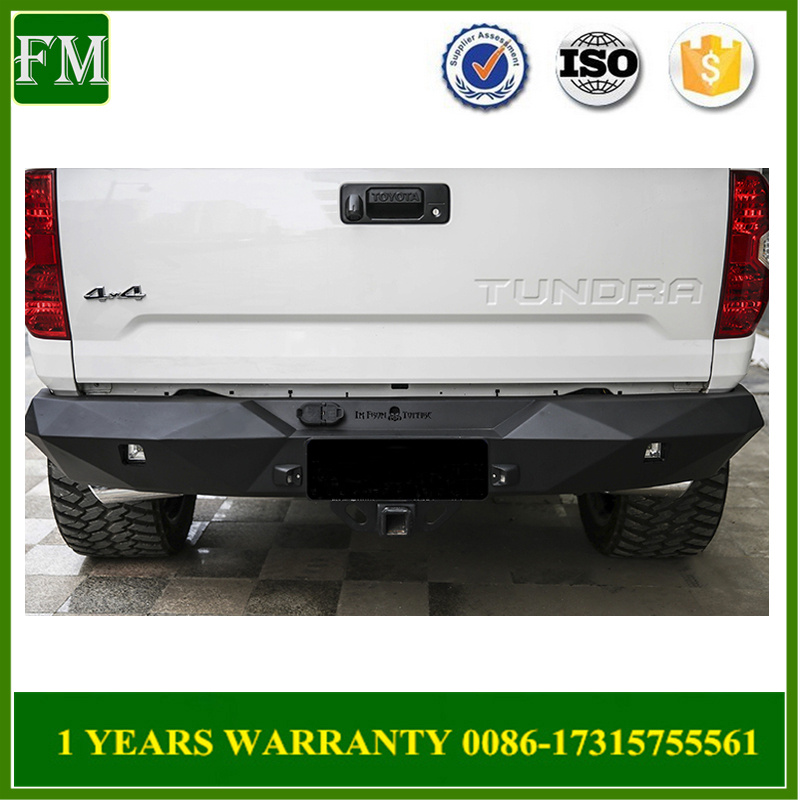 Rear Steel Back Bumper for Toyota Tundra Accessories 2014-2017
