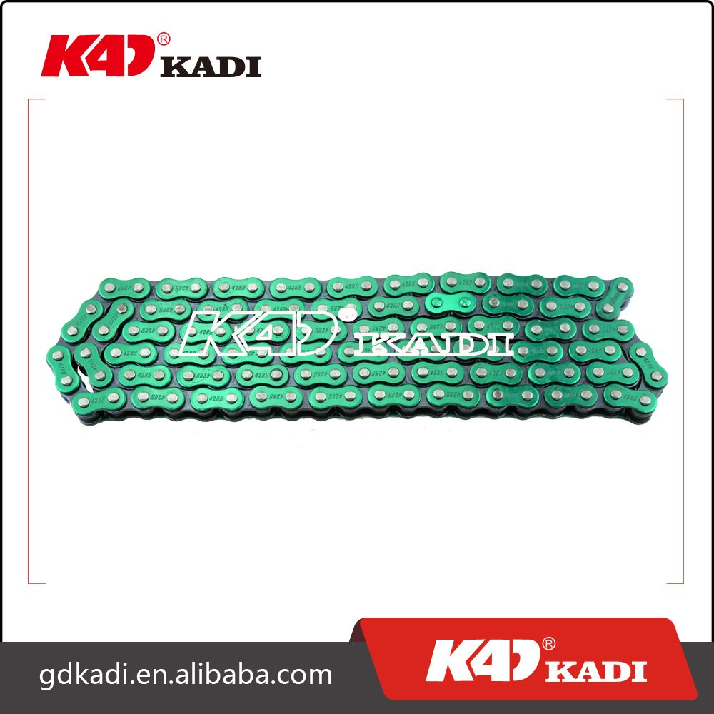 Hot Sale Green Motorcycle Chain 428h-120L