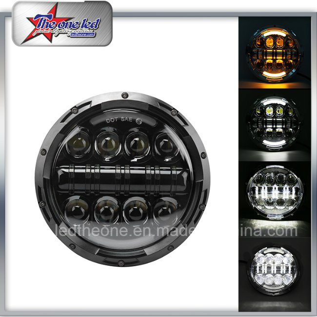 High Power LED Headlights for Jeep Wrangler 7 Inch