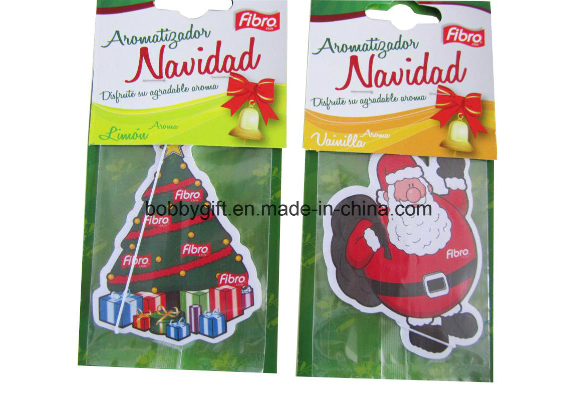 Promotion Cute Fragrance Car Air Freshener for Christmas Gifts
