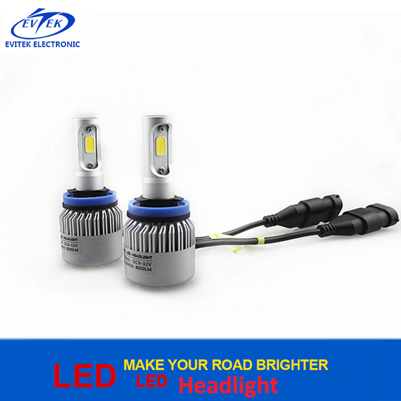 Canbus 36W 4000lm H11 6000k S2 COB/Csp LED Headlight Bulbs