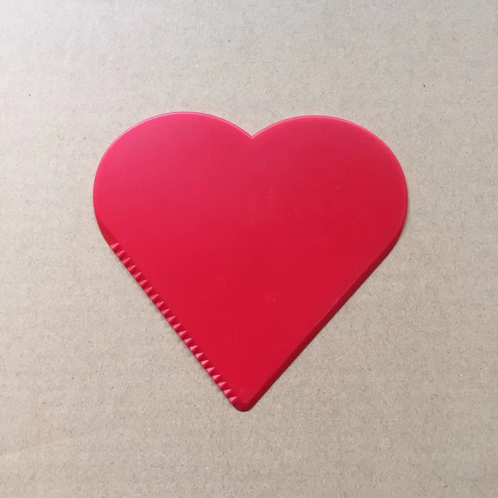 Heart Shaped Ice Scraper with OEM Brand for Promotion