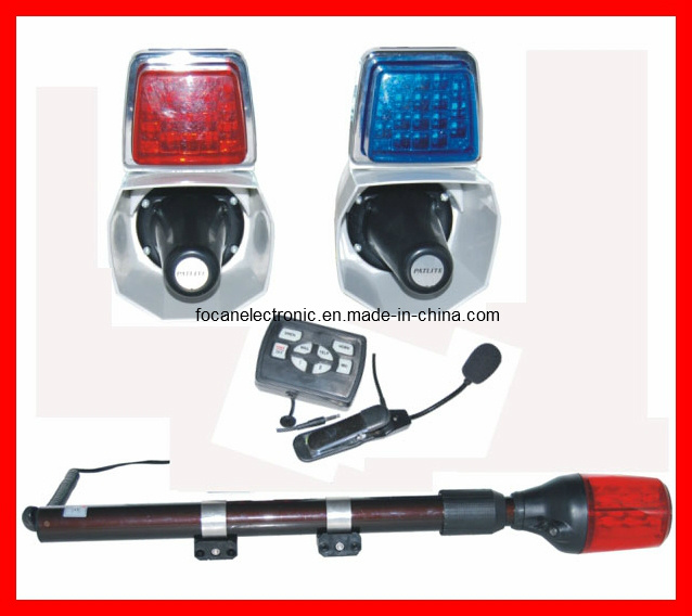 Police Motorcycle Strobe Light & Siren Speaker