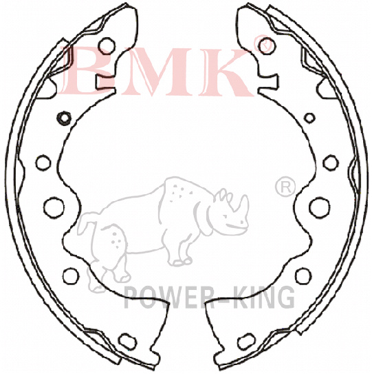 Brake Shoes (K1196) for Nissan