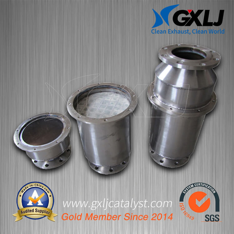 Diesel Engine Exhaust Gas-Purifying Catalyst Converter