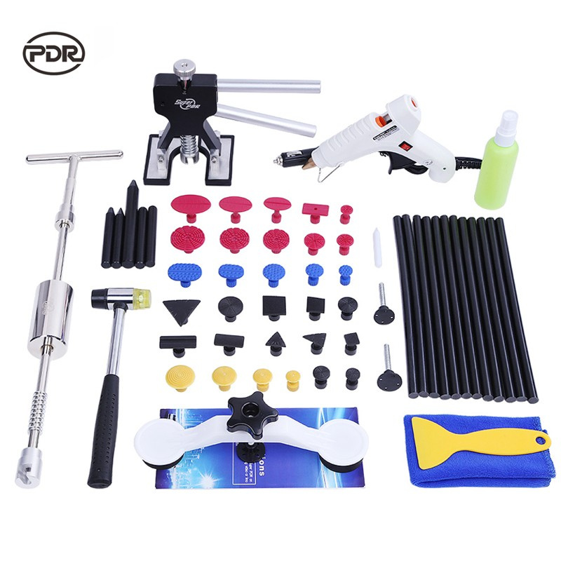 Super Pdr Tools Dent Removal Puller Slide Hammer Suction Cups Glue Tabs