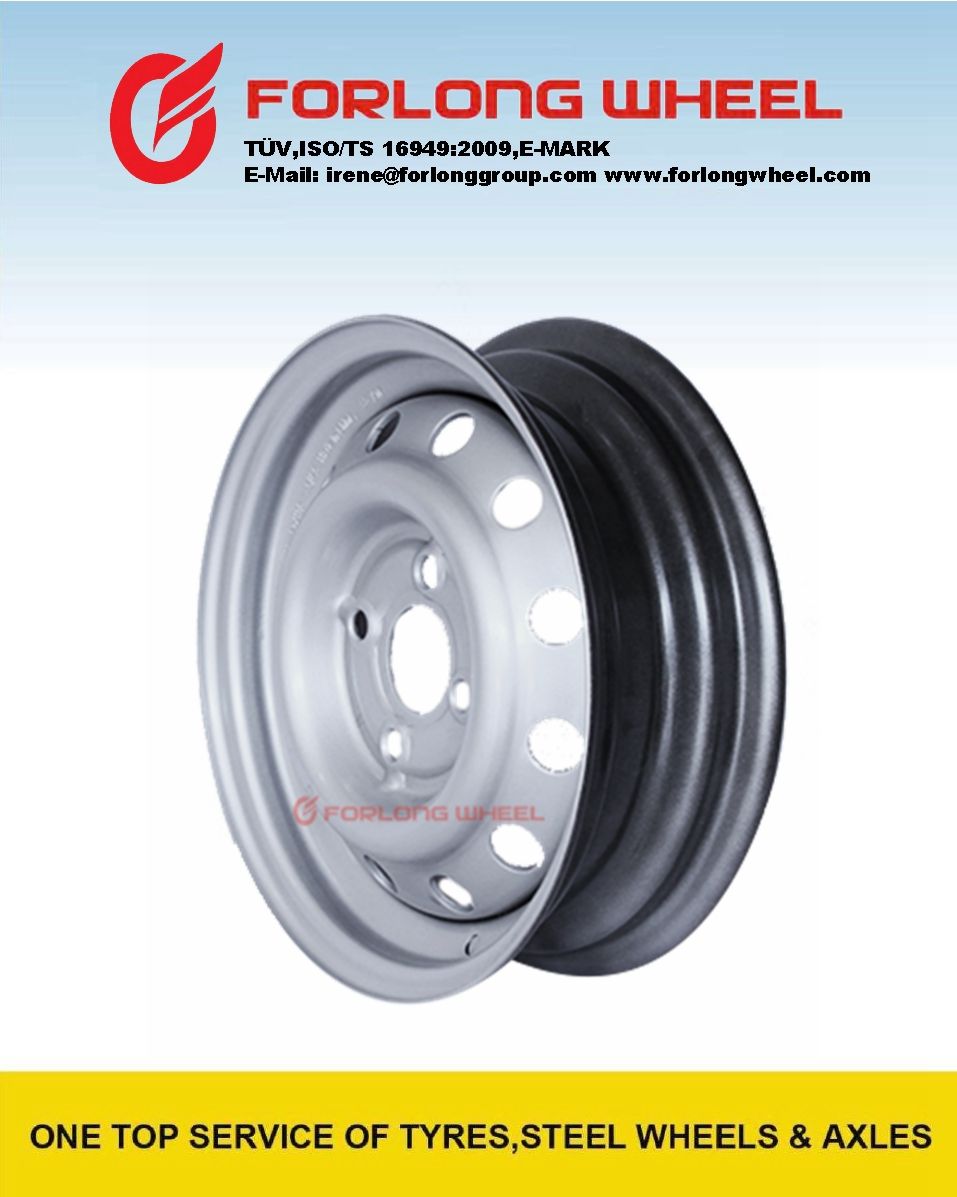13inch TUV Certificate Approval Steel Wheel