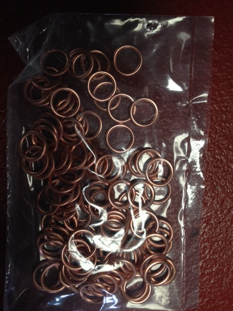 Annealed Flat Hydraulic Sealing Cu Copper Gasket
