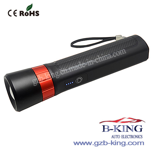 Portable Flash Light Battery Jump Starter