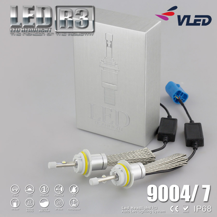 New LED Car Light 9004 R3 LED Headlight Auto Accessories