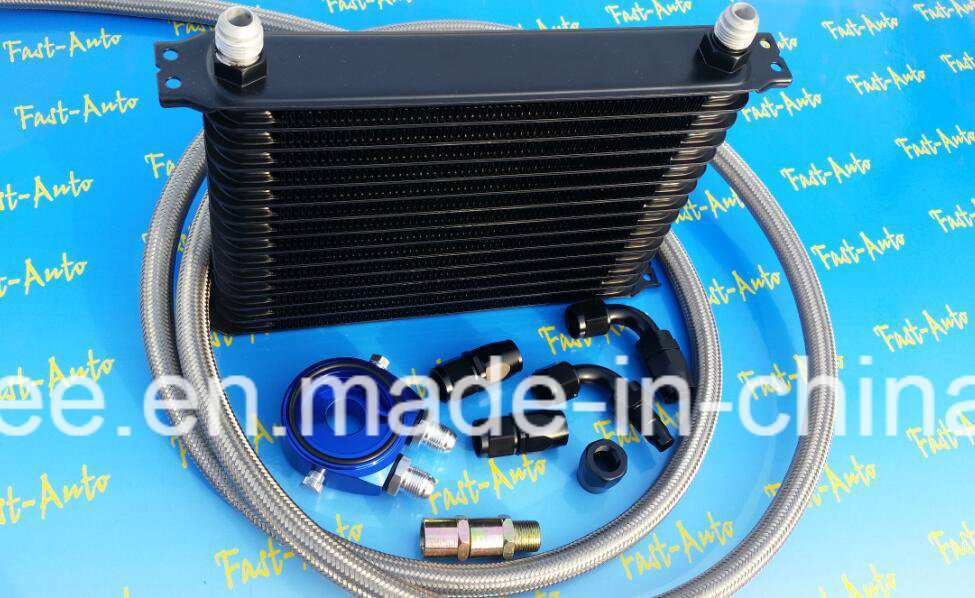 Aluminum Universa 10rows Dull Black Super Car Engine Oil Cooler
