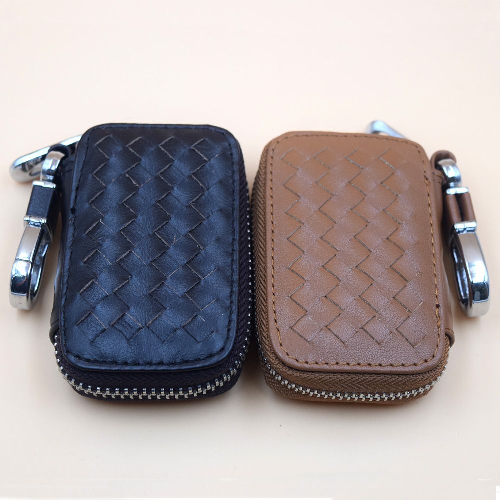 Kc_L_002 Custom Logo or Car Logo Leather Car Key Cover