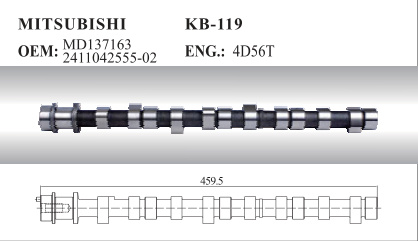 Auto Camshaft for Mitsubishi (MD137163 2411042555-02)