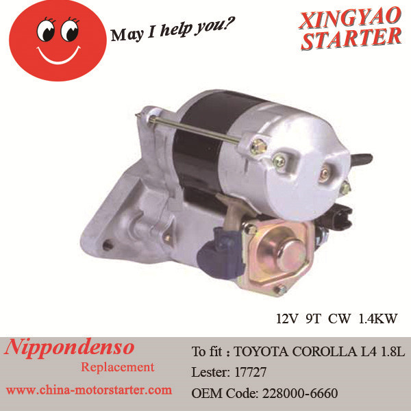 Automobile Starter for Chevrolet Prizm & Toyota Corolla