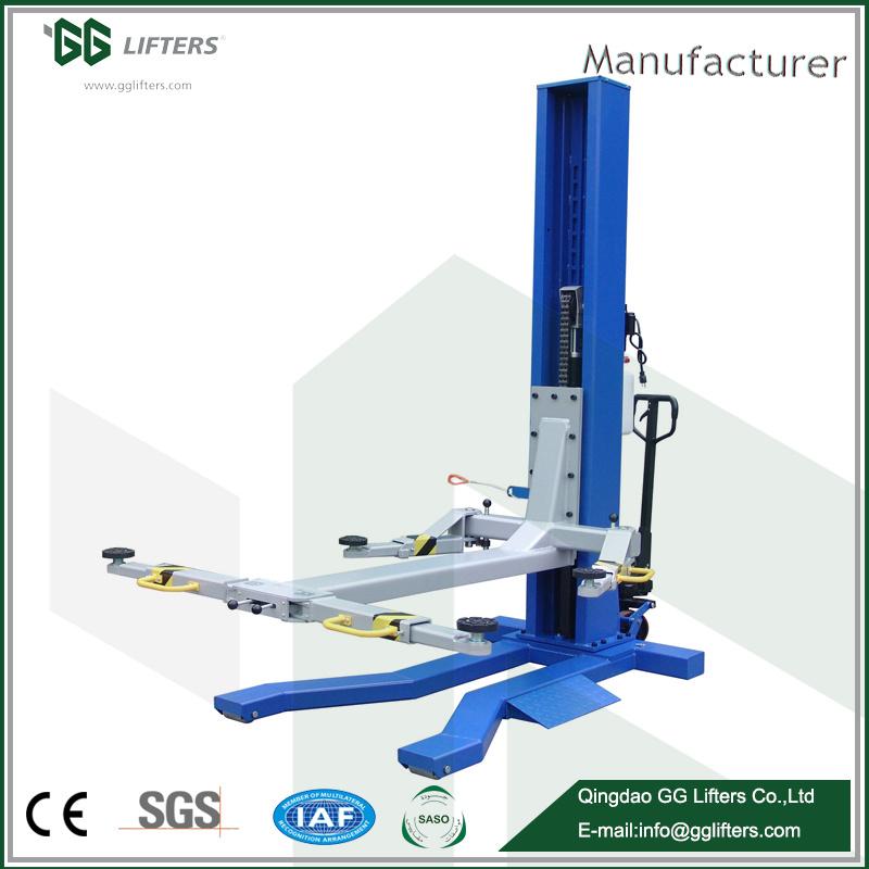GG Brand Ce Hydraulic Auto Car Lifter Single Post Lift