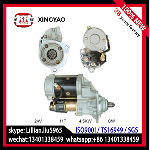 100% New Nikko Series Isuzu Industrial Starter Motor 0-24000-3151