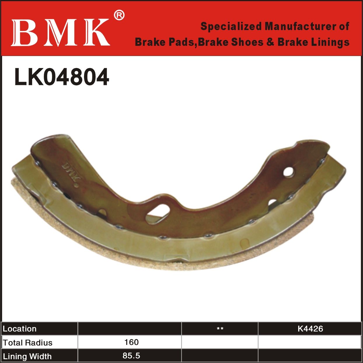 High Quality Brake Shoes (K4426)