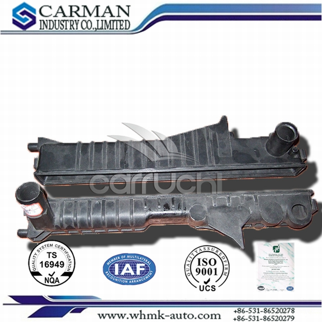 Plastic Car Radiator Tank for Audi V6 Mt Up302g Bottom 350g