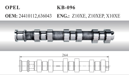 Auto Camshaft for Opel (24410112 636043)