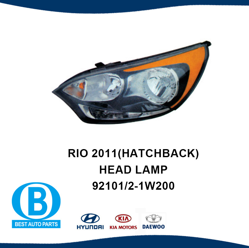 KIA Rio 2011 Hatchback Headlight Factory 92101-1W200 92102-1W200