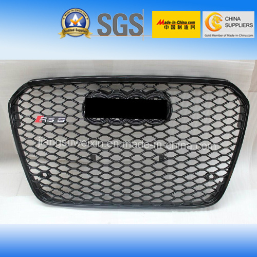 Black Front Auto Car Grille for Audi RS6 2013
