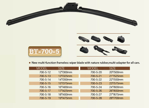 Auto Wiper Blade, Frameless Wiper