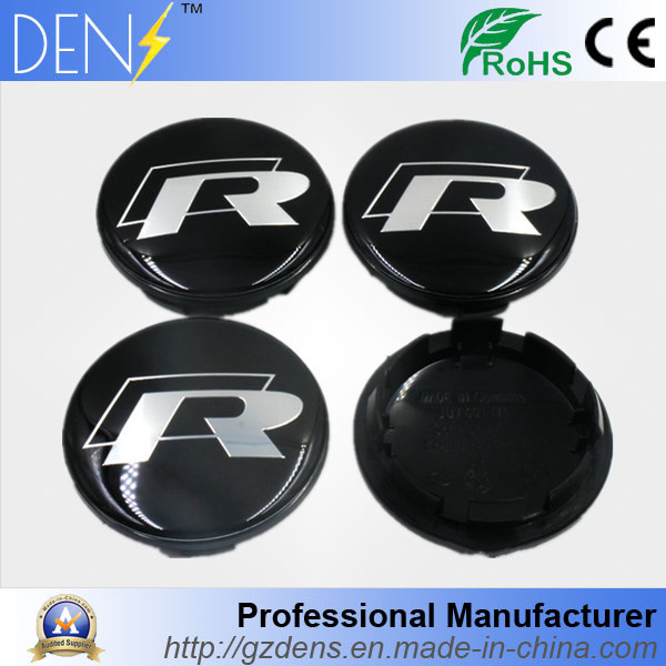 65mm VW R Logo Wheel Center Cap Hub Cap for VW Volkswadge Golf 6 Jetta Mk5 Mk6 Polo Passat