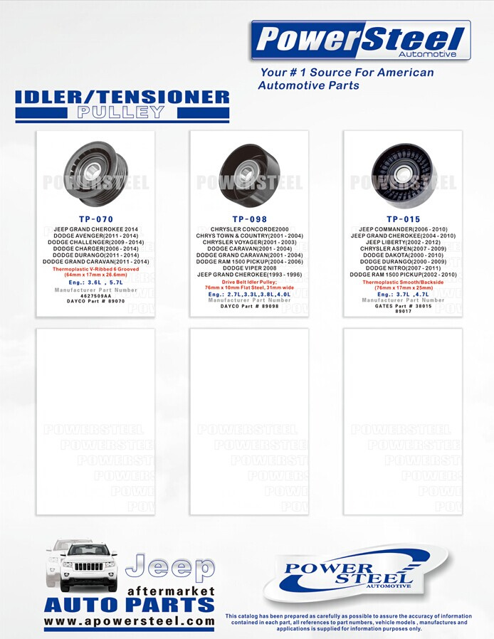Tensioner Pulley for Jeep Models