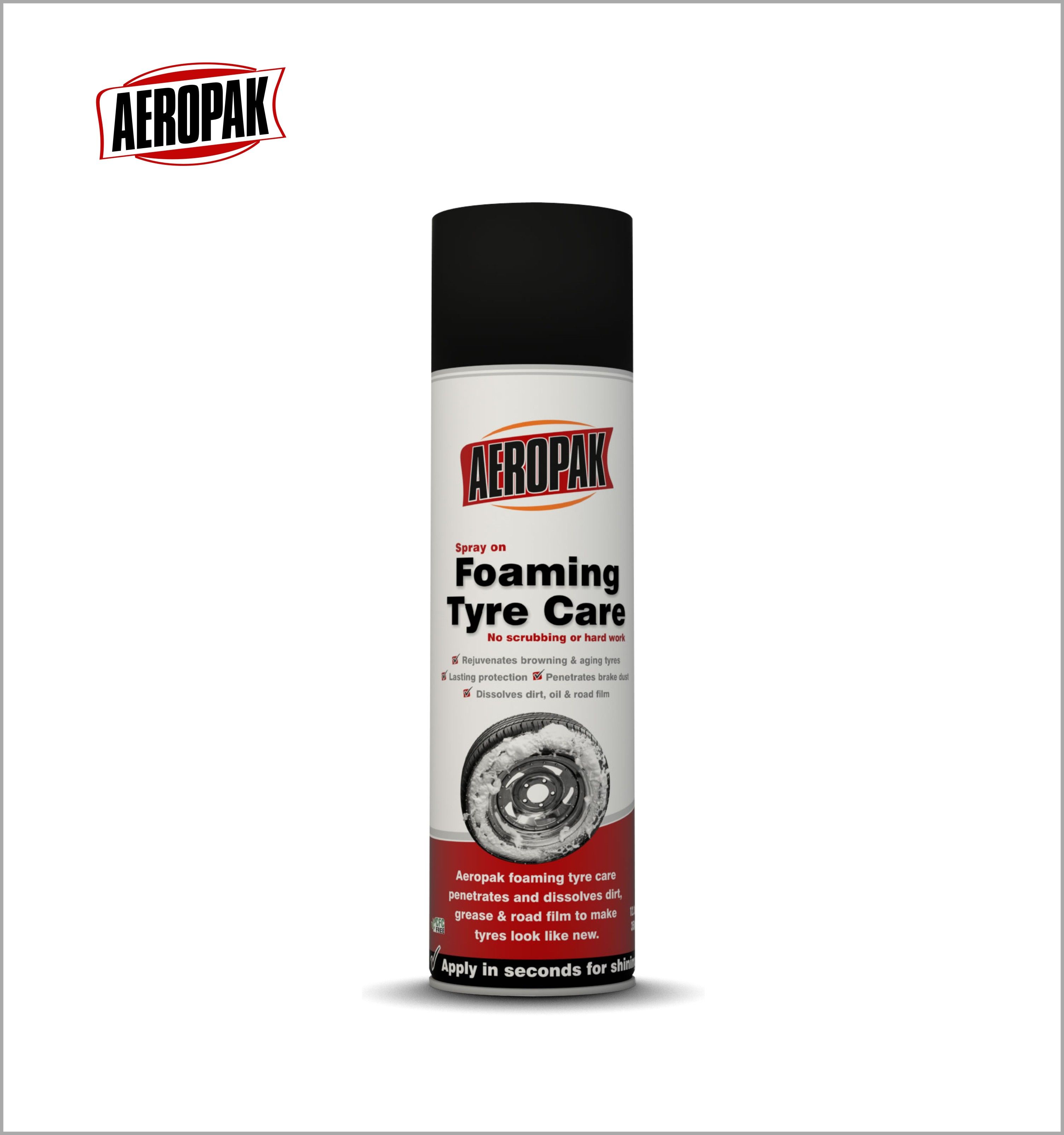 Aeropak Tire Foamy Cleaner for All Tire