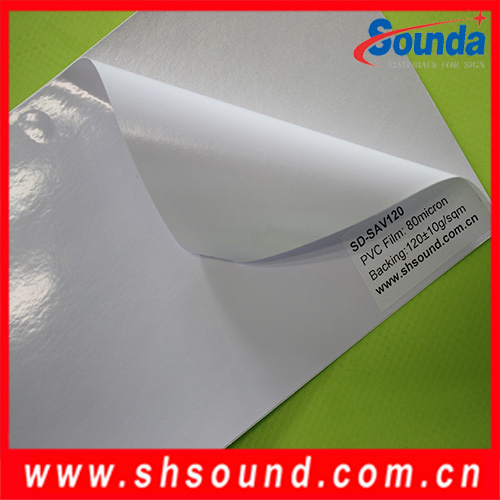 Matt Eco Solvent Inkjet Printable Vinyl Roll for Outdoor Advertising