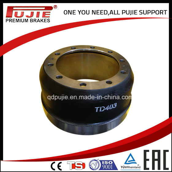 Heavy Duty Brake Drum for Hendred Trailer Td403