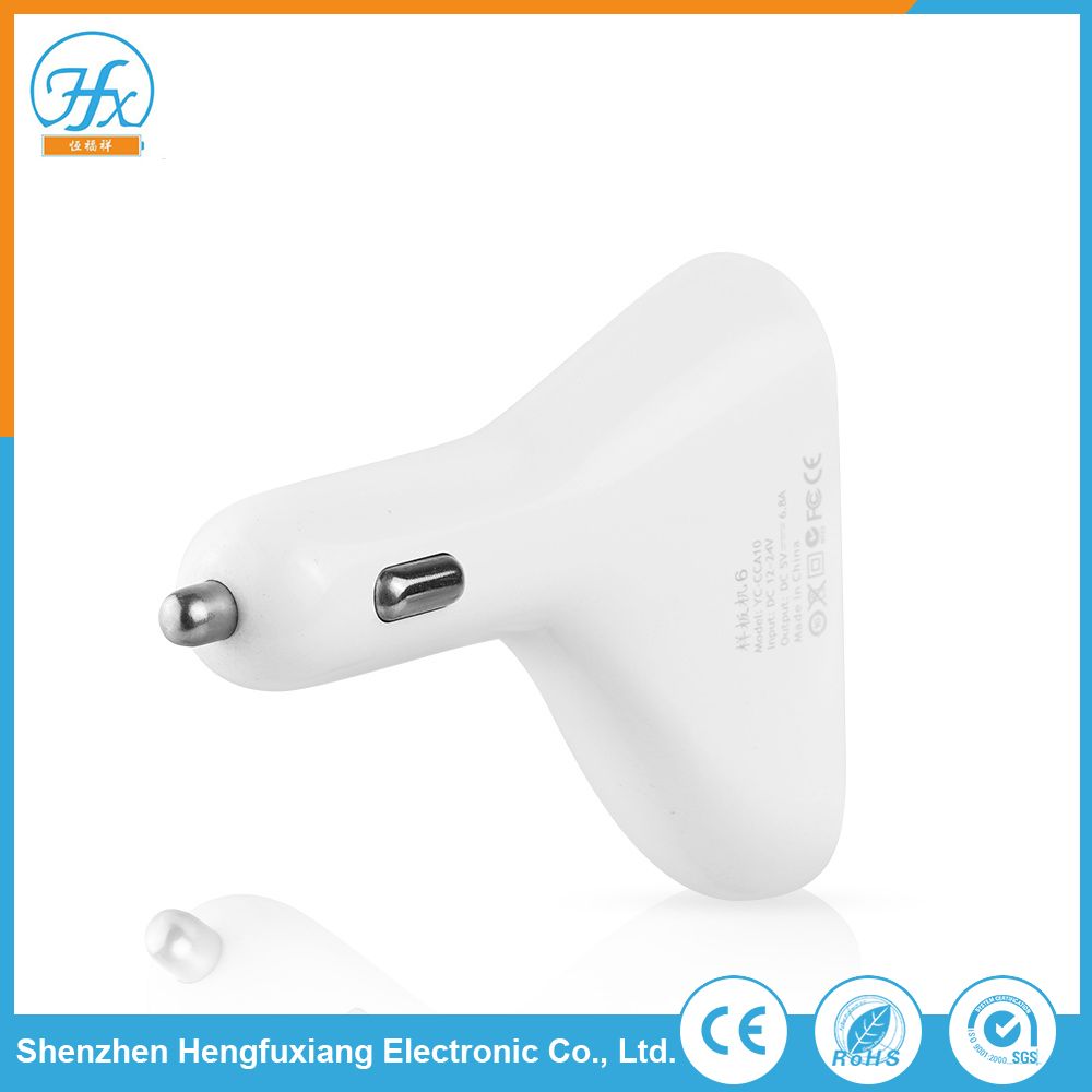 5V/6.8A Four USB Universal Car Custom Mobile Charger