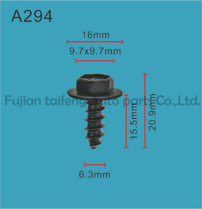 China Produce Plastic Clip Fasteners