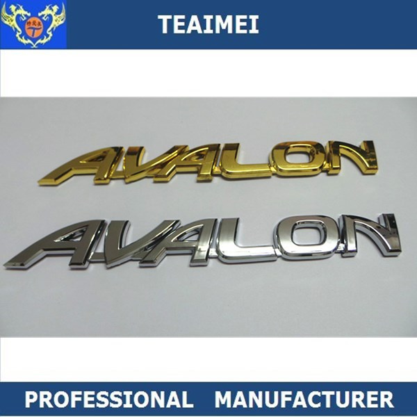 Custom ABS 3M Adhesive Chrome Letters Car Emblem Sticker