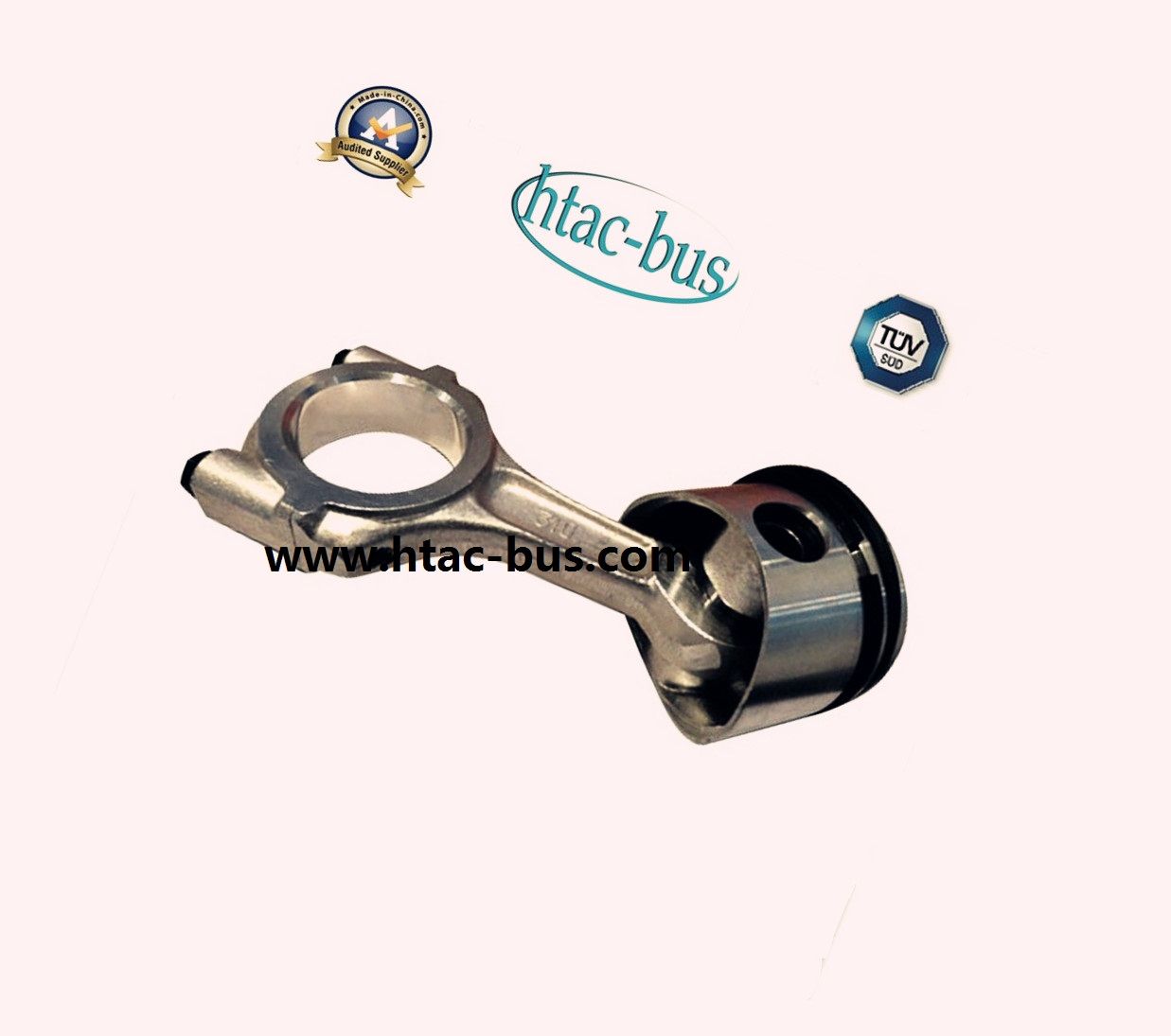 Bock Compressor Piston and Connecting Rod. Bock 80110