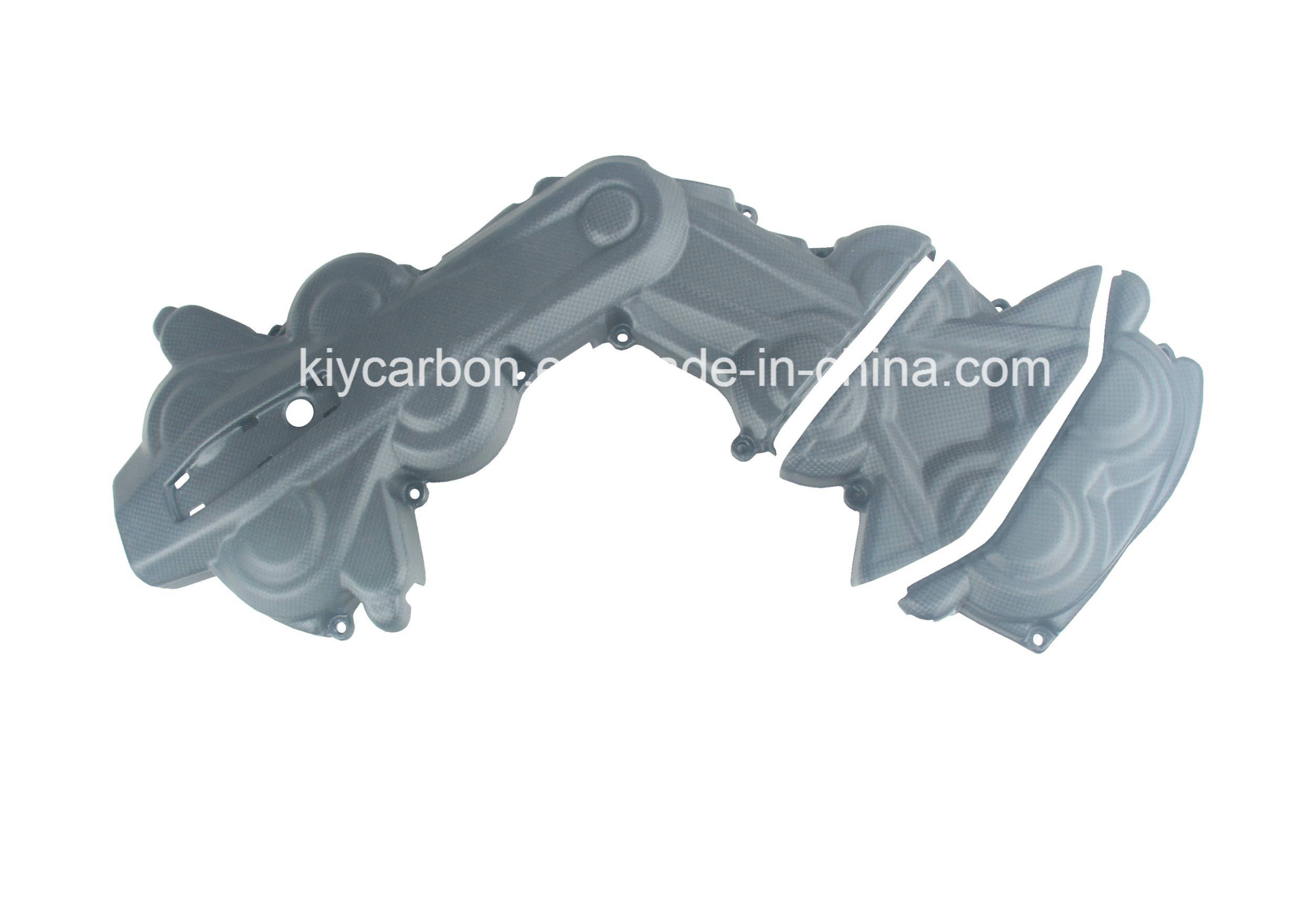 Matte Finish Carbon Fiber Cam Belt Covers for Ducati Multistrada 2015