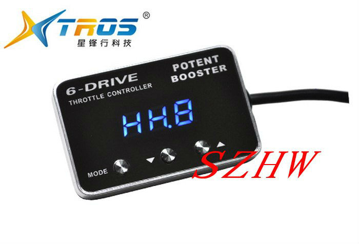 Potent Booster II 6 Drive Electronic Throttle Controller, Ts-517 for Chrysler 300c, Dodge Challenger, Nitro, Magnum, Ultra-Thin