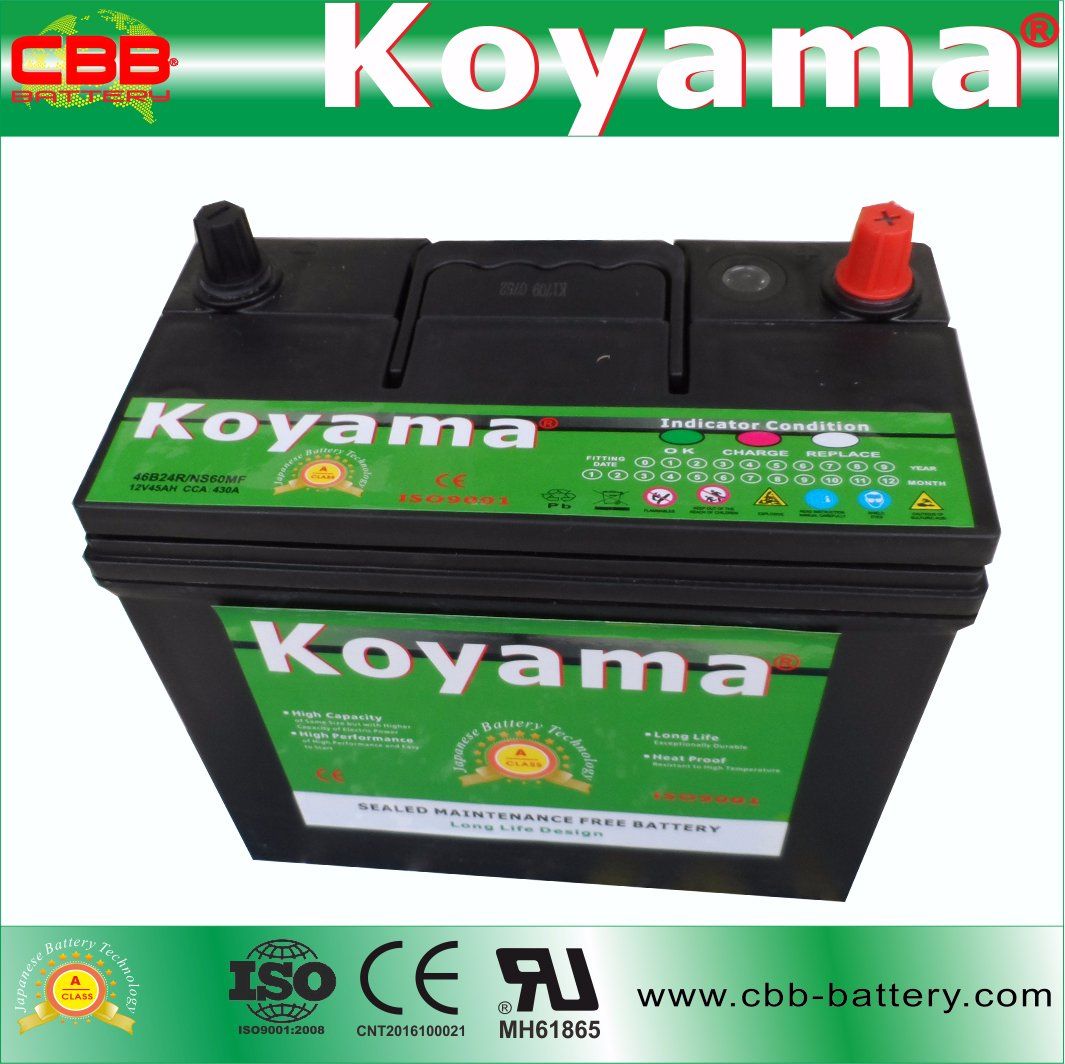 Car Maintenance Free Battery ns60s-12V45ah
