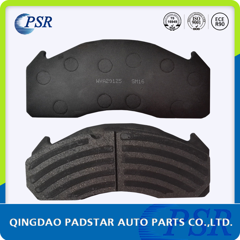 Wva29125 Truck & Bus Brake Pads with Repair Kits for Mercedes-Benz