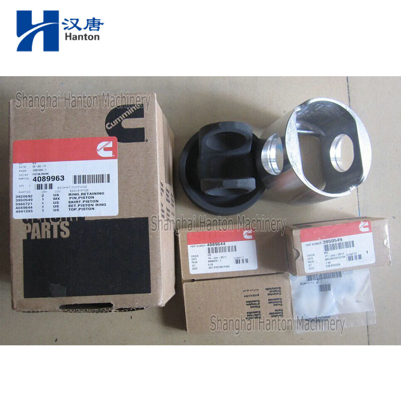 Cummins truck diesel engine motor 6LT parts 4089963 piston kit