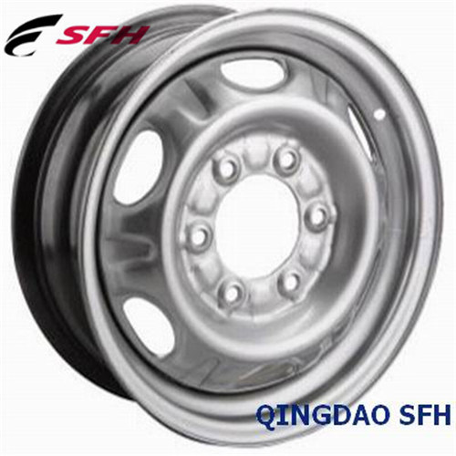 Silver Steel Wheel for Passenger Car (15X5)