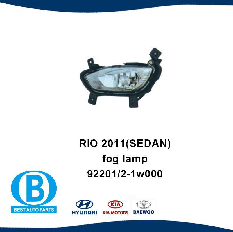 KIA Rio 2011 Foglight Sedan Supplier Auto Accessories