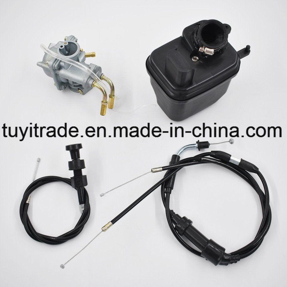 Carburetor Air Filter & Throttle Choke Cable Carb for Y Zinger Pw 50 Pw50