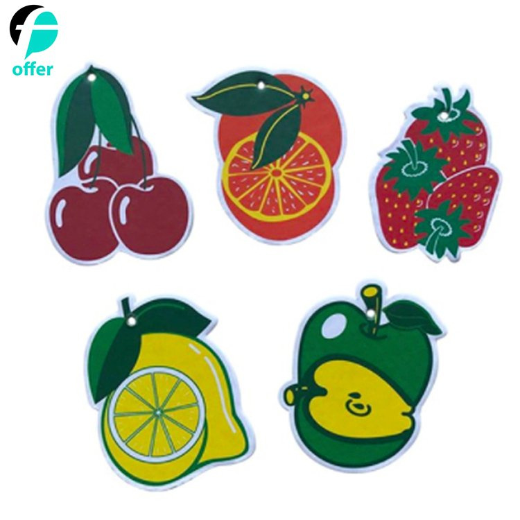 Fruit Scent Paper Car Air Freshener