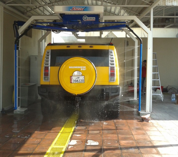 Semi-Automated Touch Free and Touchless Car Wash Machine