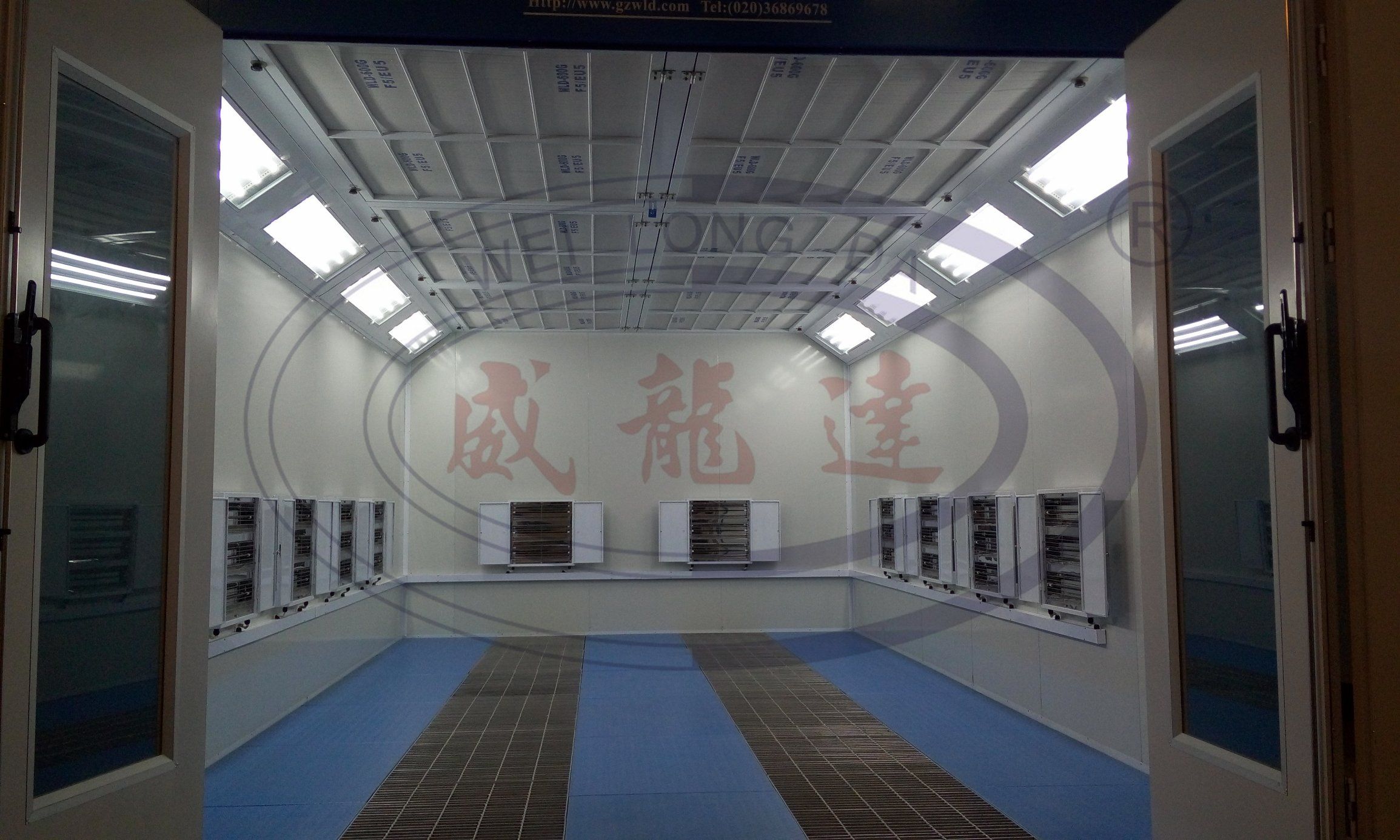 Wld6000 Auto Car Paint Booth with Electric Heating System