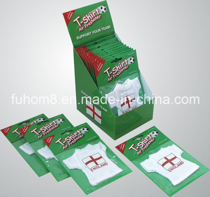 Customized Cotton Fabric T-Shirt Car Air Freshener