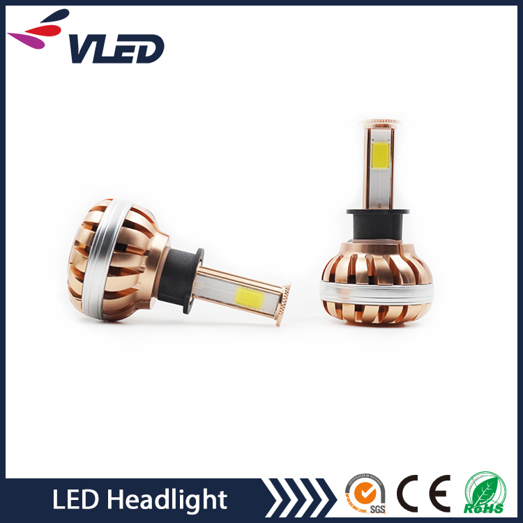 High Lumen 7200lm White C5 Car H7 H11 H4 LED Headlight