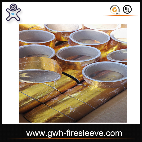 Car Turbo Exhaust Insulation Heat Shield Thermal Reflective Wrap Tape