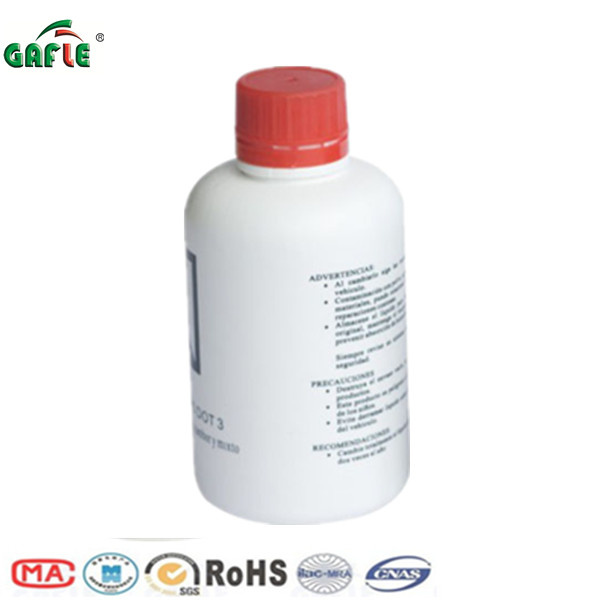 250 Ml Plastic Bottle Auto DOT3 Brake Fluid
